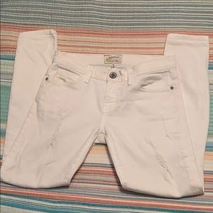 Current/Elliot Stiletto White Jeans Size 25
